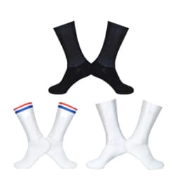 2026 New Cycling Slip Anti Silicone Summer Whiteline Aero Socks Men Bicycle Sport Running Bike Socks Calcetines 2024 New Socks