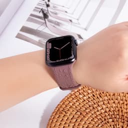 Flower Engraved Strap For Apple Watch Bands 44mm 40mm 49mm 41mm 45mm 38mm 42mm Bracelet iWatch Series 12 9 7 6 3 ultra 4 se Band