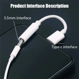 Original Headphone Adaptador For iPhone 14 13 12 11 Pro Aux Audio Splitter Lighting To 3.5mm Adapter Earphone Jack Cable
