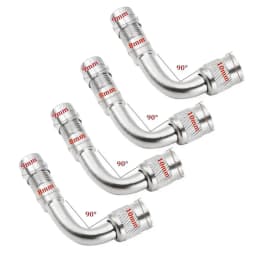 45 90 135 Degree Angle Bent Valve Adaptor Tyre Tube Valve Extension Adapter for Motorcycle Truck Car Moto Bike