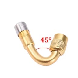 45 90 135 Degree Angle Bent Valve Adaptor Tyre Tube Valve Extension Adapter for Motorcycle Truck Car Moto Bike