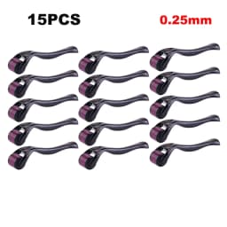 540 Needles for Facial Body Hair Growth Derma Roller for Skin Beard 0.2mm 0.25mm 0.3mm Needle Micro Face Roll Tool