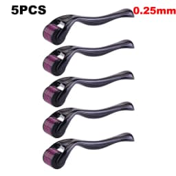 540 Needles for Facial Body Hair Growth Derma Roller for Skin Beard 0.2mm 0.25mm 0.3mm Needle Micro Face Roll Tool
