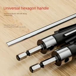 Tapered Hex Reamer, Tapered Reamer, T Handle Taper Reamer, Reamer Tool, Bridge Pin Hole Handheld T Shape Hand Reamer