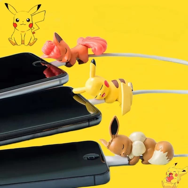 Data Cable Protective Sleeve Fashion Cartoons Figure Buckle Usb Charging Cable Thread Bite Protective Cover