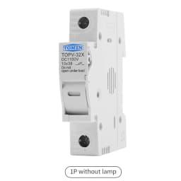 1P 2P DC Fuse Holder 10*38mm High Voltage Solar PV 1100V TOMZN TOPV-30 Base Photovoltaic System Protection Protector GPV