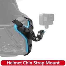 Motorcycle Helmet Chin Strap Mount for GoPro Hero 13 12 11 10 9 8 DJI Osmo Insta360 SJCAM SJ4000 AKASO Action Camera Accessories