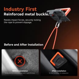 YZ For Tesla Model 3/Y/YL Highland Juniper 2021-2026 Rear Door Emergencies Safety Pull Rope Emergency Handle Car Accessory