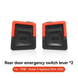 YZ For Tesla Model 3/Y/YL Highland Juniper 2021-2026 Rear Door Emergencies Safety Pull Rope Emergency Handle Car Accessory