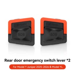 YZ For Tesla Model 3/Y/YL Highland Juniper 2021-2026 Rear Door Emergencies Safety Pull Rope Emergency Handle Car Accessory