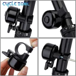 MTB Bicycle Bell Aluminum Alloy Bike Handlebar Bell Ring Mountain Road Cycling Safety Warning Bicycle Horn Cycling Accessories