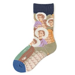 Hot Sale Colorful Cartoon Creative Fashion Vine Graffiti Novelty Men Women Socks Winter Warm Comfortable Cotton Sokken Dropship