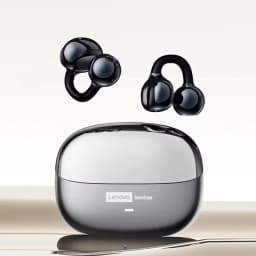 Choice Lenovo LE302 OWS Ear Clip Wireless Earphones Low Latency HD Call Bluetooth Headphones HiFi Music Sport Fashion Earbuds