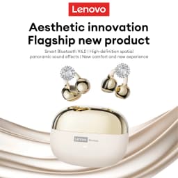 Choice Lenovo LE302 OWS Ear Clip Wireless Earphones Low Latency HD Call Bluetooth Headphones HiFi Music Sport Fashion Earbuds