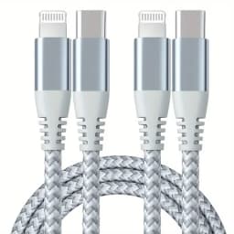 1PC 2PCS MFi Certified Fast Cable durable Nylon Braided Cord USB C to Lightning Cable Fast Charging Data for iPhone 14 13 12 11