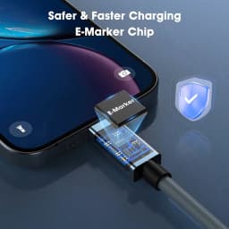 UGOURD USB C Thunderbolt 4 40Gbps USB4 Cable USB Type C to C 240W Fast Charging Cable Thunderbolt3 for EGPU SSD iPad MacBook Air