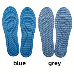 1/2 Pairs Memory Foam Disposable Insoles for Shoes Antibacterial Deodorization Sweat Absorption Insert Sport Shoes Pads