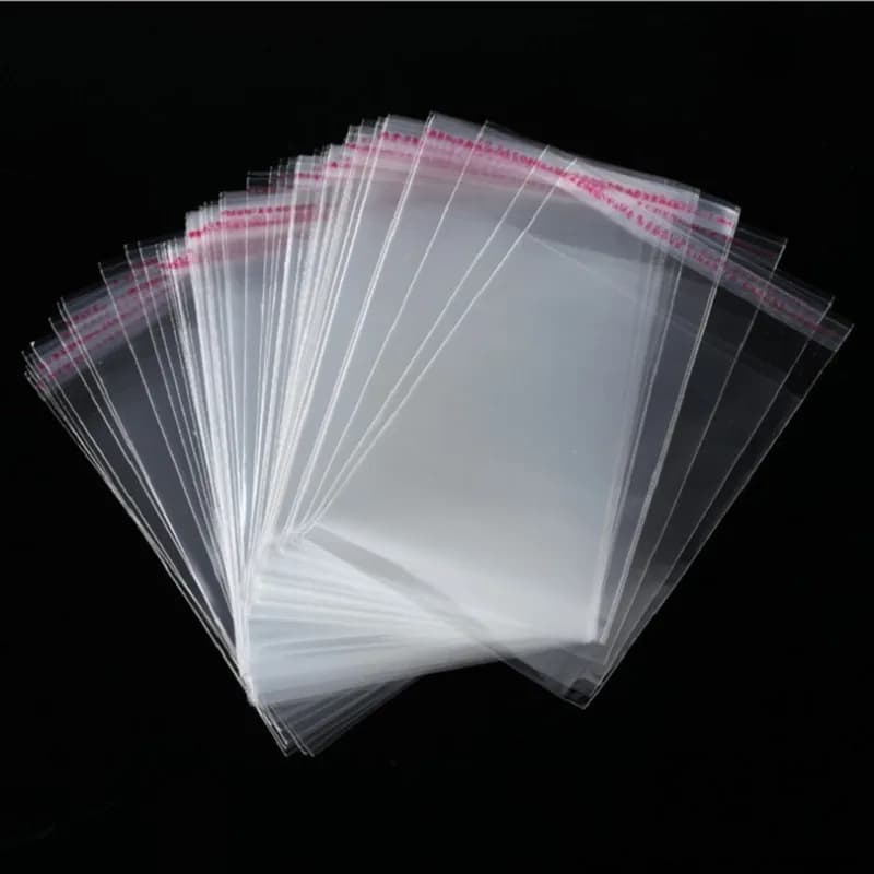 Opp Transparent Seal, Cellophane, Self-adhesive, Plastic, Jewelry, Cellophane, Candy, Cookies, Gift Wrap, Non-porous Bag