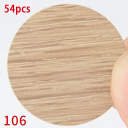 54Pcs/Set Wooden Furniture Self Adhesive Screw Cap Cover Hole Stickers Wood Craft Desk Cabinet Drawer Art Sticker Ornament
