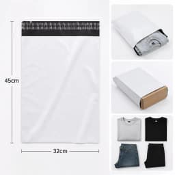 50Pcs Envelope Bag Plastic Express Envelope Storage Bag Gray White Mailing Bag Self Adhesive Sealed Packaging Pouch Express Bag