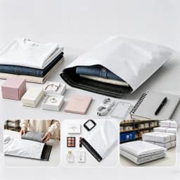 50Pcs Envelope Bag Plastic Express Envelope Storage Bag Gray White Mailing Bag Self Adhesive Sealed Packaging Pouch Express Bag
