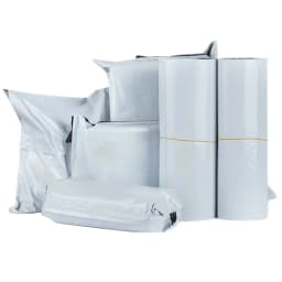 50Pcs Envelope Bag Plastic Express Envelope Storage Bag Gray White Mailing Bag Self Adhesive Sealed Packaging Pouch Express Bag