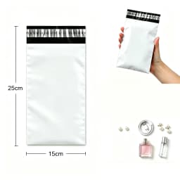 50Pcs Envelope Bag Plastic Express Envelope Storage Bag Gray White Mailing Bag Self Adhesive Sealed Packaging Pouch Express Bag