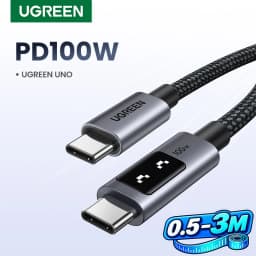 UGREEN UNO PD100W USB C Cable Fast Charging Type C to Type C Data Cord for iPhone Air/17/16 Samsung S26/25 iPad MacBook 0.5-3M