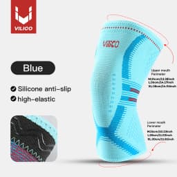 1 Pcs Compression Knee Support Sleeve Elastic Knee Pads Brace Springs Gym Sports Protector Basketball Hiking leg guards