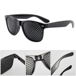 Anti-myopia Astigmatism Glasses Vision Correction Fatigue Pin Hole Glasses With Holes For Men Women Eyesight Improvement Eyewear