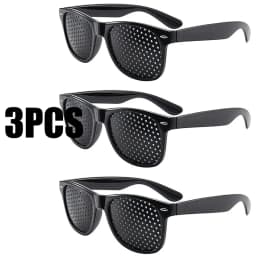 Anti-myopia Astigmatism Glasses Vision Correction Fatigue Pin Hole Glasses With Holes For Men Women Eyesight Improvement Eyewear