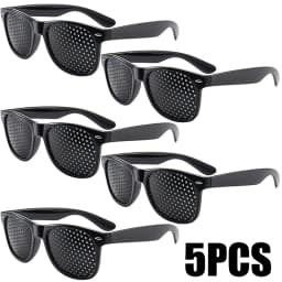 Anti-myopia Astigmatism Glasses Vision Correction Fatigue Pin Hole Glasses With Holes For Men Women Eyesight Improvement Eyewear