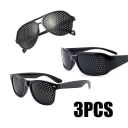 Anti-myopia Astigmatism Glasses Vision Correction Fatigue Pin Hole Glasses With Holes For Men Women Eyesight Improvement Eyewear