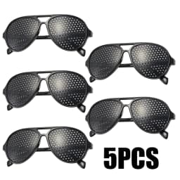 Anti-myopia Astigmatism Glasses Vision Correction Fatigue Pin Hole Glasses With Holes For Men Women Eyesight Improvement Eyewear