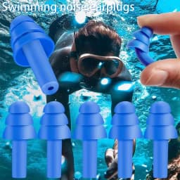 25/1Pair Ear Plugs Sleeping Noise Cancelling Reusable Silicone Sound Block Earplugs Summer Waterproof Swimming Ear Plug With Box