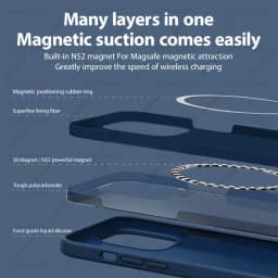 Original Magnetic Liquid Silicone Shockproof Case For iPhone 16 11 12 14 13 15 Pro Max 16 Plus For Magsafe Wireless Charge Cover