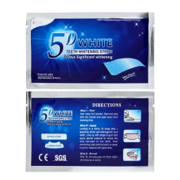 5D White Teeth Whitening Strip Whitening Gel Whiter Strip Removing Smoking Coffee Stain Effective Home Use Tooth Whitening Kit