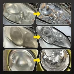 Car Headlight Restoration Polishing Kit - Auto Scratch Remover Headlamp Yellowed & Oxidation Cleaner Repair Paste for Headlight