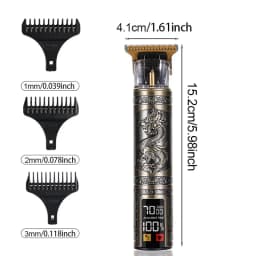 Vintage Hair Clipper USB Charging Hair Cutting Machine Electric Hair Trimmer Portable Shaver Professional Barber Boyfriend Gift