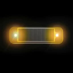 Mini LED Solar Power Car Warning Light Night Security Simulated Alarm Wireless Anti-Theft Caution Lamp Flashing Dummy Alarm Lamp