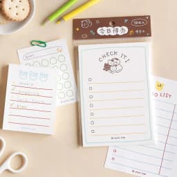 JIANWU 100sheets/50sheets Cute Plan Series Memo Pad Kawaii To Do List Weekly Plan Daily Plan Stationery School Office Supplies