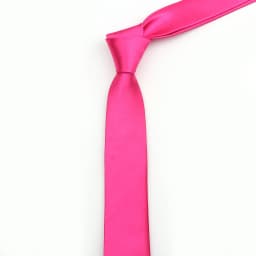 Super Slim 5cm Tie For Men Solid Color Polyester Narrow Satin Red Bule Yellow Purple Handmade Fashion Daily Necktie Accessory