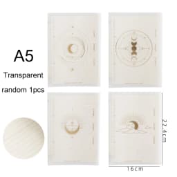 A5 B5 20Holes Loose-Leaf Notebook Refill 60Sheet Spiral Binder Paper Index Inside Page Dot Grid Blank Connell Stationery