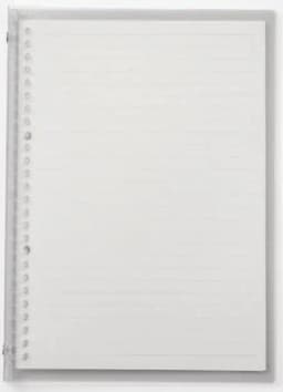 A5 B5 20Holes Loose-Leaf Notebook Refill 60Sheet Spiral Binder Paper Index Inside Page Dot Grid Blank Connell Stationery