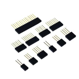 10-100pcs 1X2/3/4/6/8/10/15 Pin 2.54MM Stackable Long Legs Femal Header For Arduino Shield Stlxy