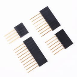 10-100pcs 1X2/3/4/6/8/10/15 Pin 2.54MM Stackable Long Legs Femal Header For Arduino Shield Stlxy