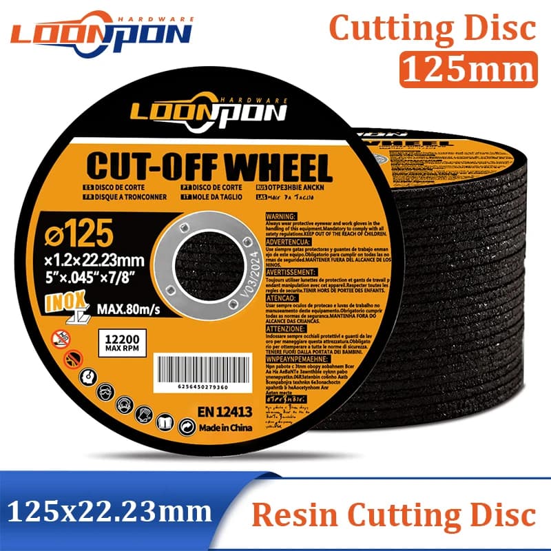 125mm Cutting Disc Metal Cut Off Wheel Angle Grinder Disc Slice Fiber Reinforced Grinding Blade Cutter for Metal Iron 5-50Pcs