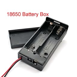 New 18650 Battery Storage Case 3.7V for 2x18650 Batteries Holder Box Container with 2 Slots ON/OFF Switch