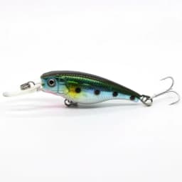 AOCLU Floating Wobbler Jerkbait 40mm 2.5g Diving 0.8m Deep Small Minnow Shad Crank Lure Bass Trout Mackerel Boat Inshore Fishing
