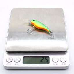 AOCLU Floating Wobbler Jerkbait 40mm 2.5g Diving 0.8m Deep Small Minnow Shad Crank Lure Bass Trout Mackerel Boat Inshore Fishing
